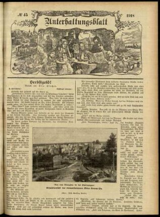 Ausgabe vom Sonntag, den 10. November 1918.