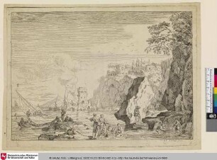 [Der Strand mit dem großen Turm; La Plage à la grosse tour]