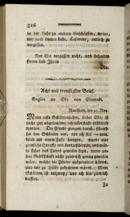 Acht und dreyßigster Brief.