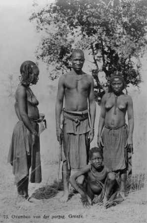 Ovambo (von der portugiesischen Grenze), Ovambo, Südwestafrika