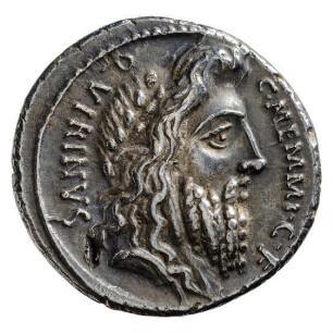 Münze, Denar, 56 v. Chr.