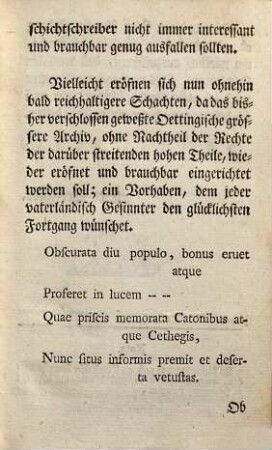 Materialien zur Oettingischen, ältern und neuern, Geschichte : eine periodische Schrift, 2