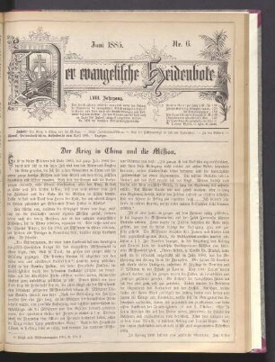 Juni 1885. Nr. 6