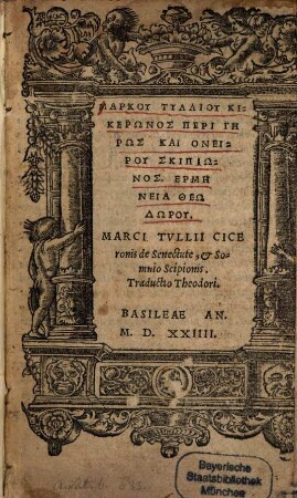 De Senectute et Somnio Scipionis