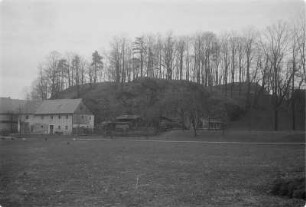 Prietitzer Schanze. Abschnittswall. : Protečanske hrodźišćo.