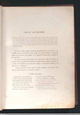 Chant quatrième