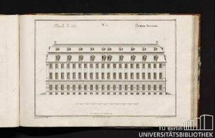 No. 2. Facade de côté. Seiten Facciate.