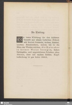 Die Kleidung