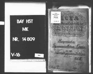 Verein von Lehrern der bayer. Studienanstalten.
