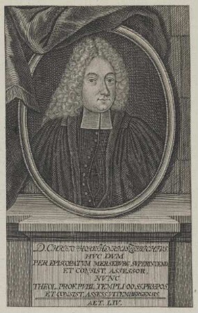 Bildnis des Christophorvs Henricvs Zeibichivs