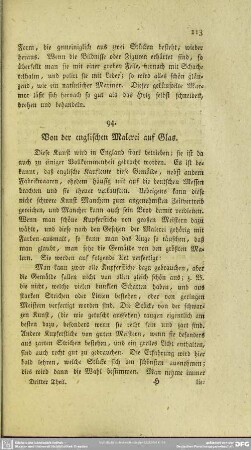 94. Von der englischen Malerei auf Glas