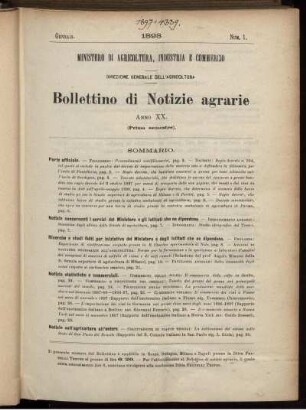 Gennaio. num. 1.