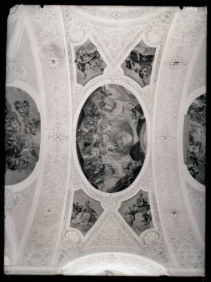 Klosterkirche; Deckengemälde, Darstellung im Tempel