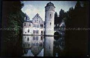 Schloss Mespelbrunn in der bayerischen Gemeinde Mespelbrunn