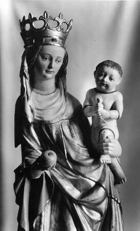 Madonna : Madonna (um 1420/1430). Hüftstück. Argenbühl-Christazhofen, Pfarrkirche Sankt Mauritius