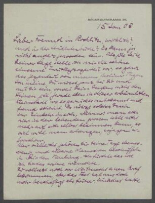 Brief von Georg Kolbe an Hermann Schmitt