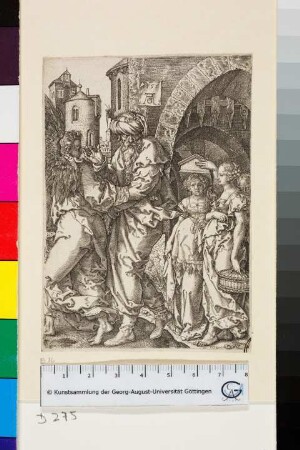 Lot und seine Familie verlassen Sodom