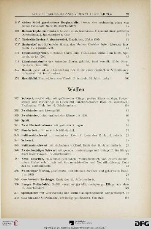 Waffen (Nr. 377-418)