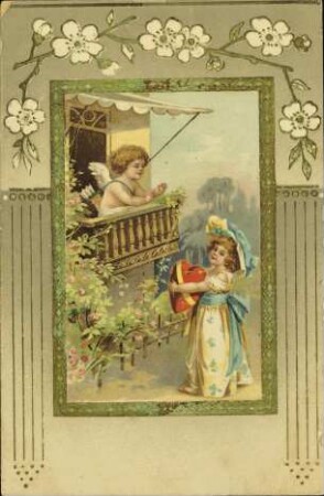 [Mädchen mit Herz und Engel]