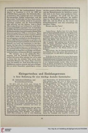 31: Kleingartenbau und Siedlungswesen in ihrer Bedeutung für eine künftige deutsche Gartenkultur, [3]