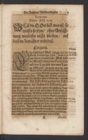 Textus. Tobiae XII. v. 13.