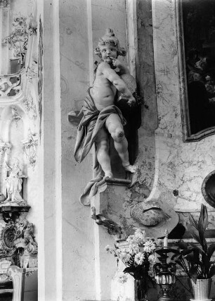 Putto : Putto (1748/1750; J. A. Feuchtmayer). Birnau (Uhldingen-Mühlhofen), Wallfahrtskirche Sankt Marien