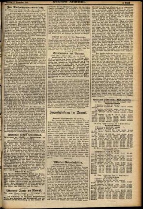 Zweite Ausgabe vom Dienstag, den 06. September 1927.