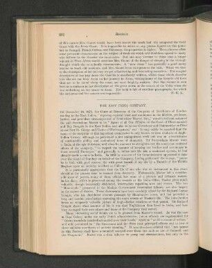 The East India Company.