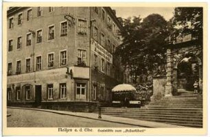 Meißen. Bräustübel Außen - Rosengasse
