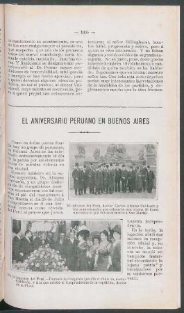 El aniversario peruano en Buenos Aires