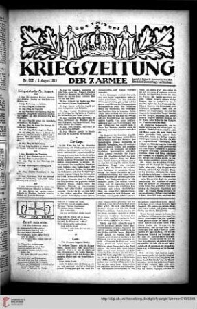 Hefte 362-370, August 1918