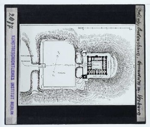 Gollub, Burg : Lageplan