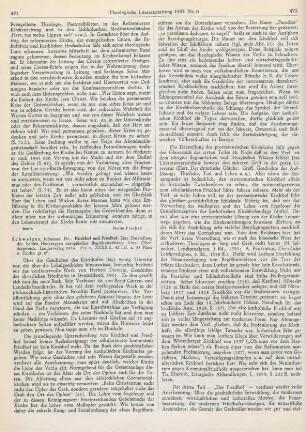 471-473 [Rezension] Schweizer, Johannes, Kirchhof und Friedhof