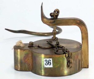 Grubenlampe (Öllampe, sog. "Froschlampe", Replik)