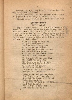 Siebenter Auftritt.