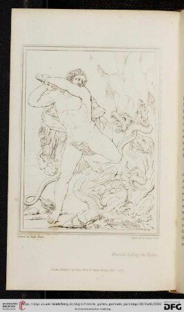 Hercules killing the Hydra