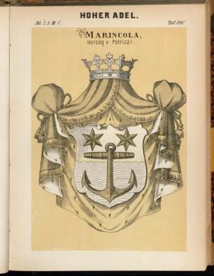 Taf. 240. Marincola, Herzog v. Petrizzi.