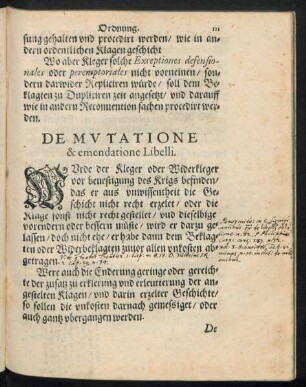 De Mutatione & emendatione Libelli.