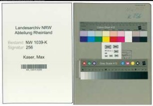 Entnazifizierung Max Kaser , geb. 21.04.1906 (Dozent)