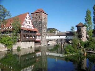 Nürnberg: Weinstadel, Wasserturm, Henkerturm und Henkerbrücke