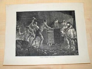 Pitmen hewing the coal