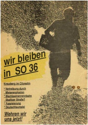 Flugschrift: Wir bleiben in SO 36