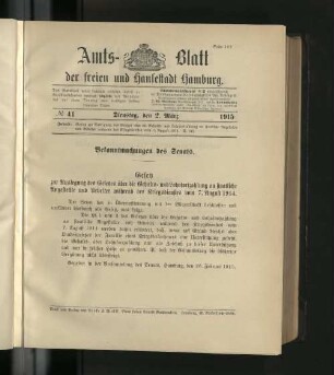 No. 41, 2. März 1915