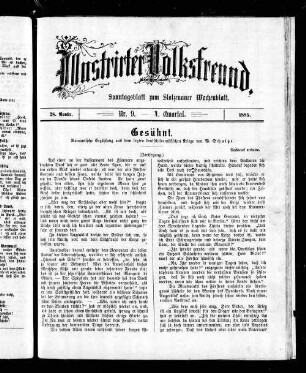 Illustrirter Volksfreund. 1885-1885