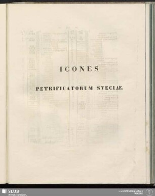 Icones Petrificatorum Sveciæ