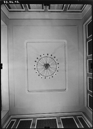 Karl-Marx-Stadt (Chemnitz), Theaterplatz 4. Interhotel "Chemnitzer Hof" (1930; H. Straumer). Decke