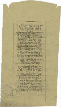 Pfann, Paul; Dingolfing; Kriegerdenkmal - Schriftbild (Ansicht)