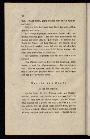 28-34, Regeln und Winke. - Vom Bezahlen.