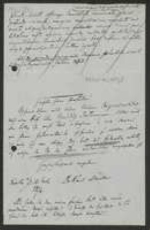 Brief von Karl Müller an Unbekannt