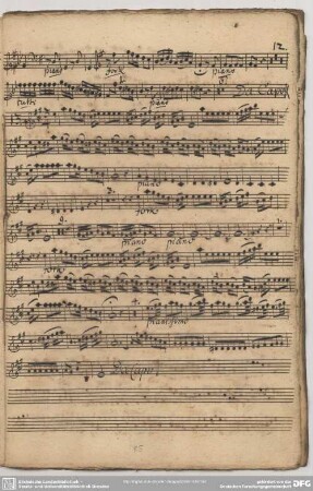 13. Anonymus, Suiten, A-Dur 